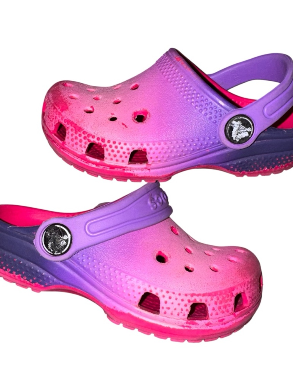 CROCS Kids Ombre Clog in Pink and Purple